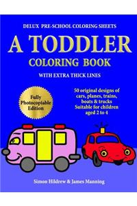 Delux Pre-School Coloring Sheets