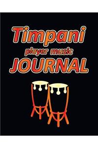 Timpani Player Music Journal