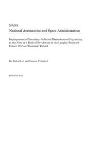 Impingement of Boundary-Reflected Disturbances Originating at the Nose of a Body of Revolution in the Langley Research Center 16-Foot Transonic Tunnel