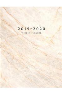 2019-2020 Weekly Planner: Large Two Year Planner with To-Do List (Marble Planner Volume 8)