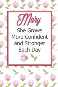 Mary She Grows More Confident and Stronger Each Day