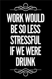 Work Would Be So Less Stressful If We Were Drunk