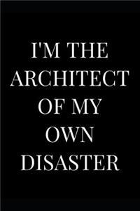 I'm the Architect of My Own Disaster