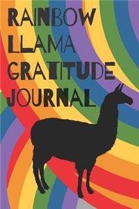 Rainbow Llama Gratitude Journal