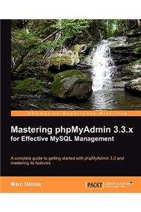 Mastering Phpmyadmin 3.3.X for Effective MySQL Management