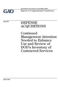 Defense acquisitions