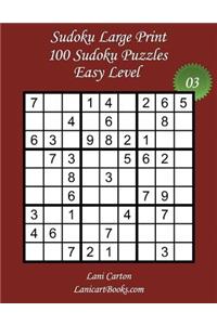 Sudoku Large Print - Easy Level - N°3