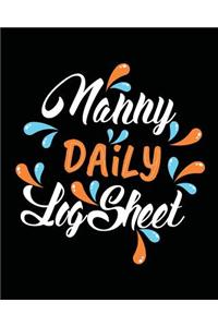 Nanny Daily Log Sheet