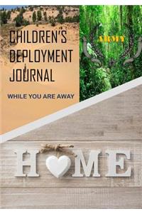 Childrens' Deployment Journal Army