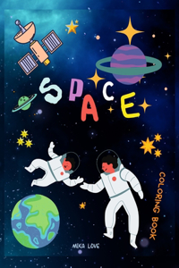 SPACE coloring book