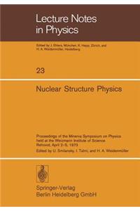 Nuclear Structure Physics