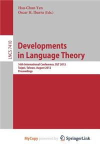 Developments in Language Theory