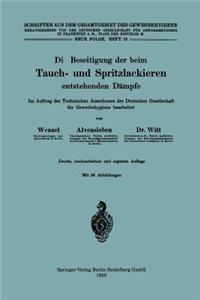 Die Beseitigung der beim Tauch- und Spritzlackieren entstehenden Dämpfe