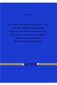 Modulraume Trivial Gerahmter Und Multigerahmter Garben Auf Flachen Und Hoherdimensionalen Varietaten Und Deren Mogliche Anwendung Auf Affine Klassifikationsprobleme