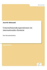 Unternehmenskooperationen im internationalen Kontext