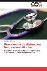 Prevalencia de Disfuncion Temporomandibular