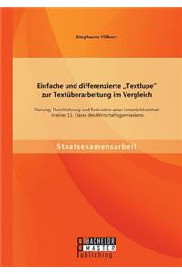 Einfache und differenzierte 