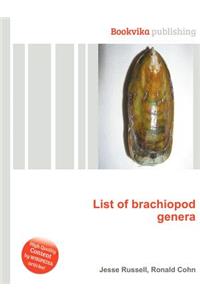 List of Brachiopod Genera