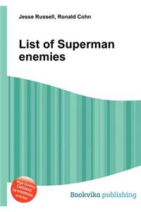 List of Superman Enemies