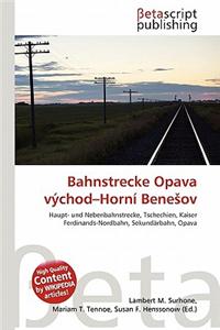Bahnstrecke Opava V Chod-Horn Bene Ov
