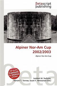 Alpiner Nor-Am Cup 2002/2003