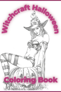 Witchcraft Halloween Coloring Book