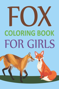 Fox Coloring Book For Girls