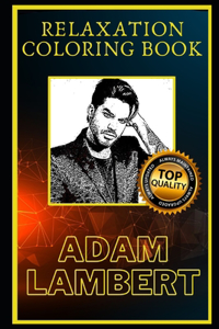 Adam Lambert Relaxation Coloring Book