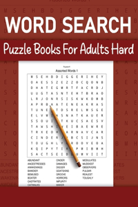 Word Search Puzzle Books For Adults Hard