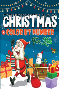 Christmas Color By Number For Kids