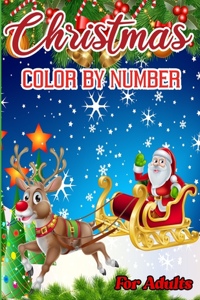 Christmas Color By Number For Adults