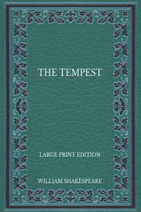 The Tempest - Large Print Edition