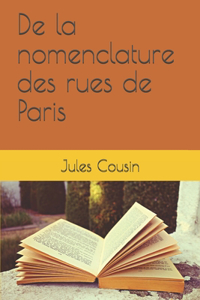 De la nomenclature des rues de Paris