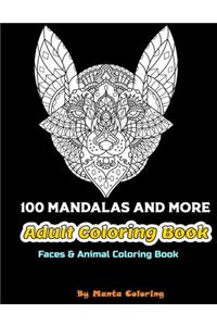 100 Mandalas And More Adut Coloring Book