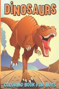 Dinosaurs Coloring Book for Boys: Dinosaurs Activities Coloring Book for Boys ages 4- 8 / 8 - 12 years old