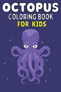 Octopus coloring book for kids