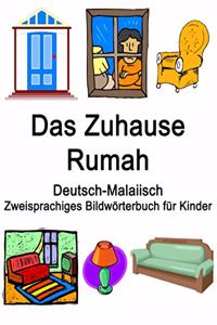 Deutsch-Malaiisch Das Zuhause / Rumah Zweisprachiges Bildwörterbuch für Kinder