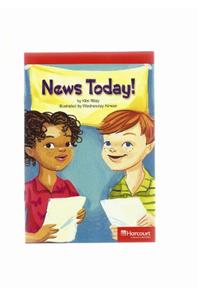 Harcourt School Publishers Storytown: Below Level Reader Grade 3 News Today!!