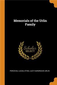 Memorials of the Urlin Family