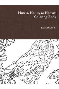 Howls, Hoots, & Hooves Coloring Book