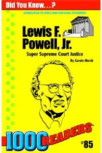 Lewis F Powell, JR