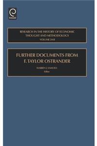 Further Documents from F. Taylor Ostrander