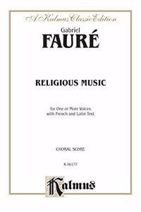 Faure Religious Music Op.11 V
