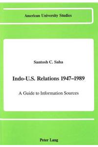 Indo-U.S. Relations 1947-1989