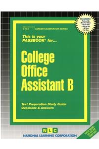 College Office Assistant B