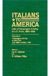 Italians to America, July 1889 - Oct. 1890