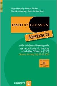 Issid 07 Giessen Abstracts