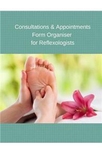 Consultations & Appointments Form Organiser For Reflexologists