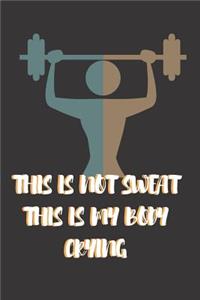 This Is Not Sweat, This Is My Body Crying