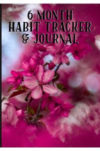 6 Month Habit Tracker & Journal